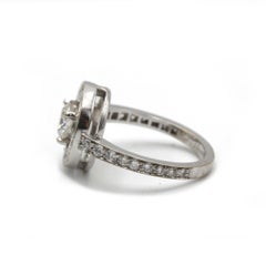 Boucheron AVA Diamond Halo Ring in White Gold