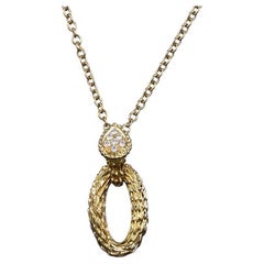 Boucheron Bohême Gold und Diamanten Halskette