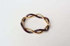 BOUCHERON Bracelet en or jaune 18 carats et écaille de tortue