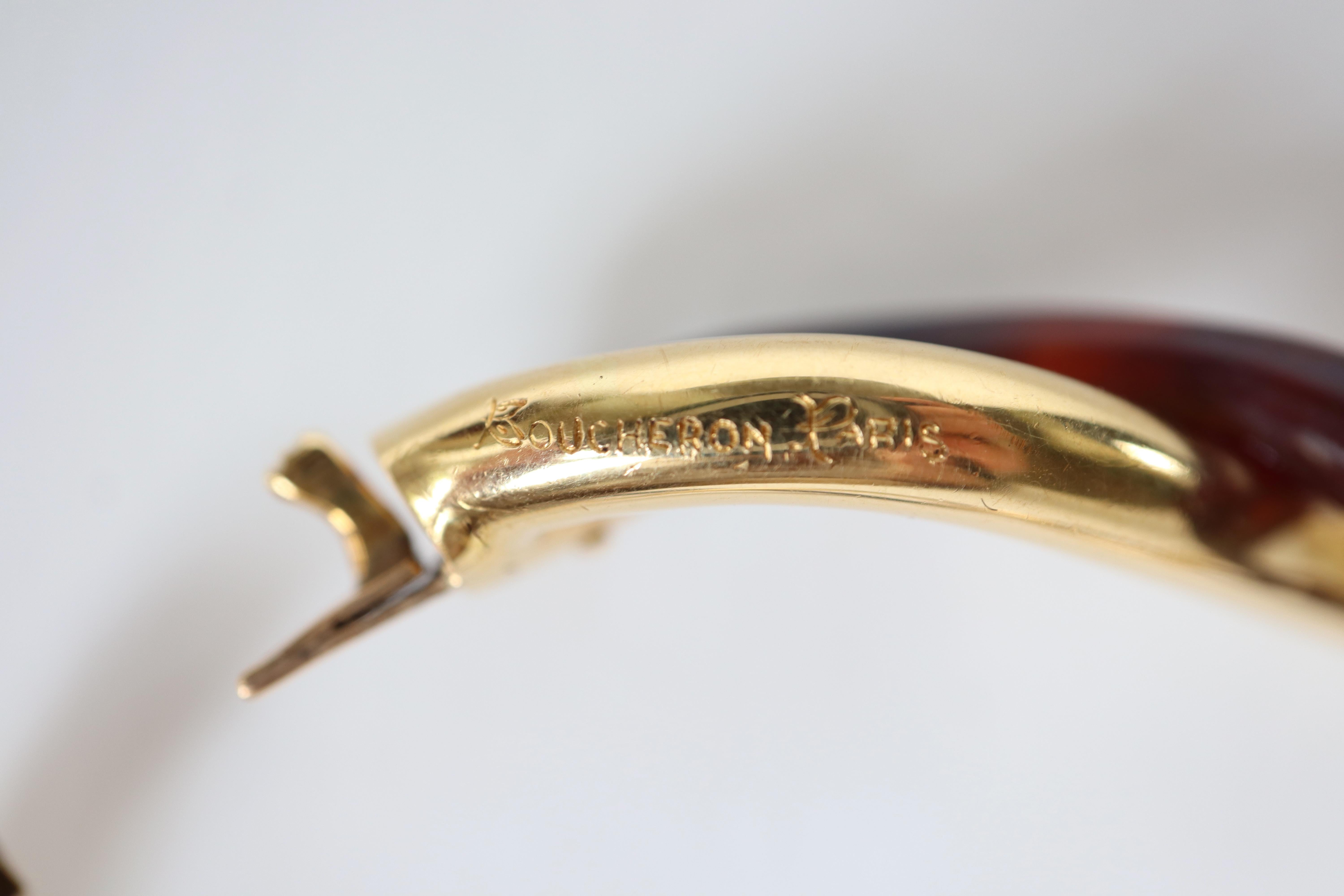 BOUCHERON-Armband aus 18 Karat Gelbgold und Schildpatt im Angebot 2