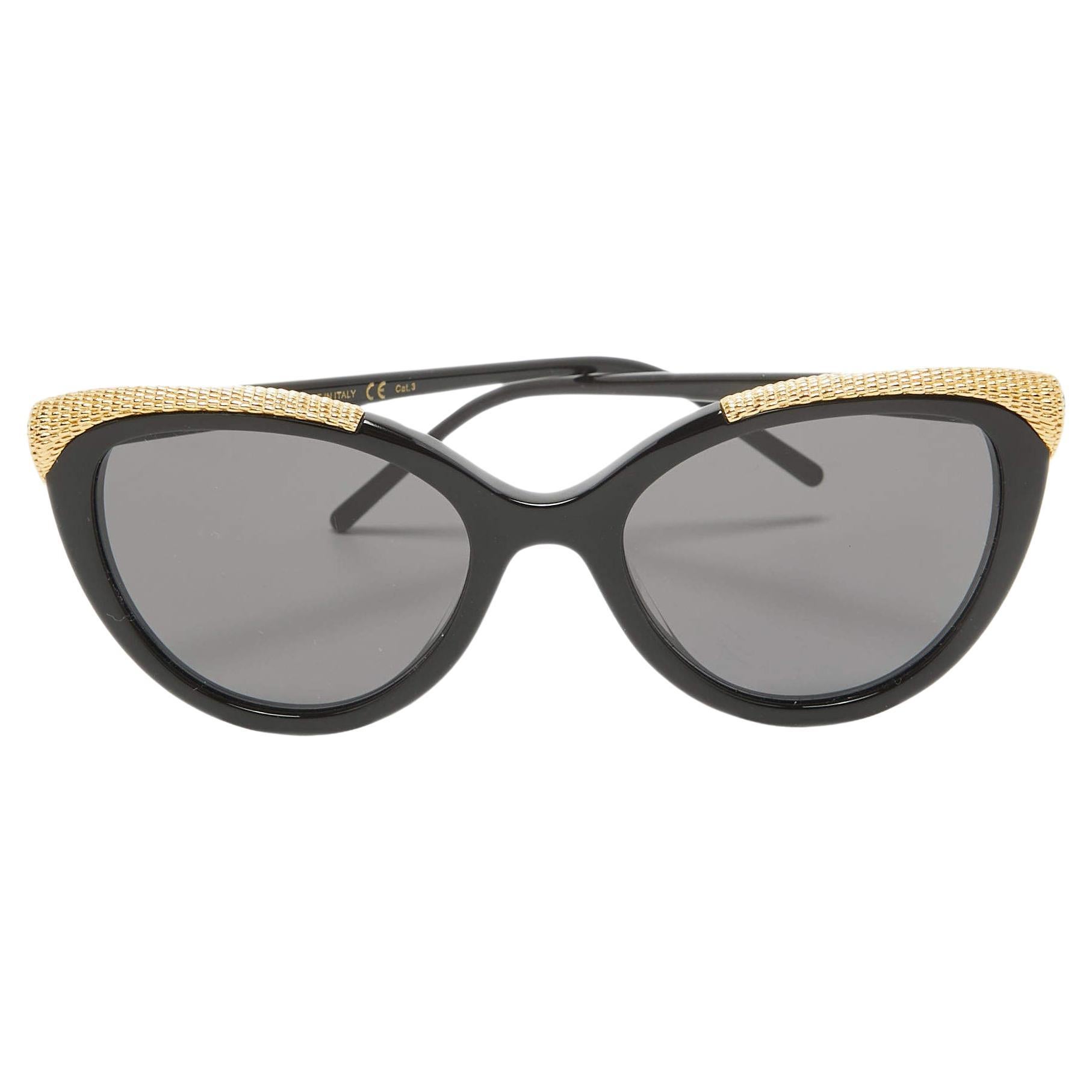 Boucheron Bronze Tone/ Black BC0116S Gradient Cat Eye Sunglasses