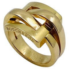 Boucheron Schnalle-Ring Vintage 18k Gold