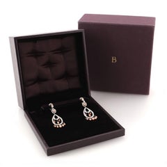 Boucheron Cinna Pampilles Chandelier Earrings 18K White Gold and Diamonds