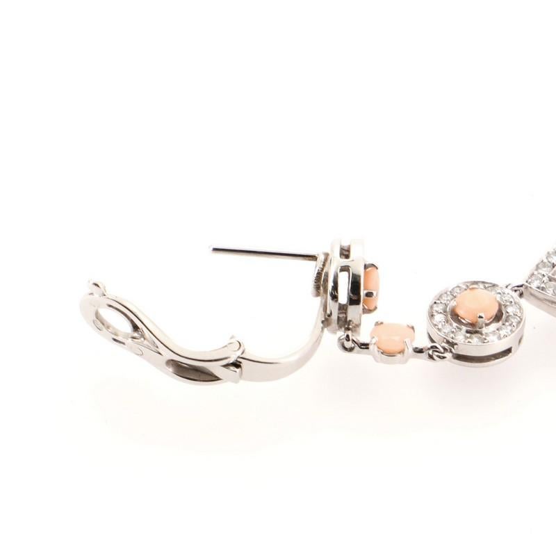 Women's or Men's Boucheron Cinna Pampilles Chandelier Earrings 18K White Gold and Diamonds