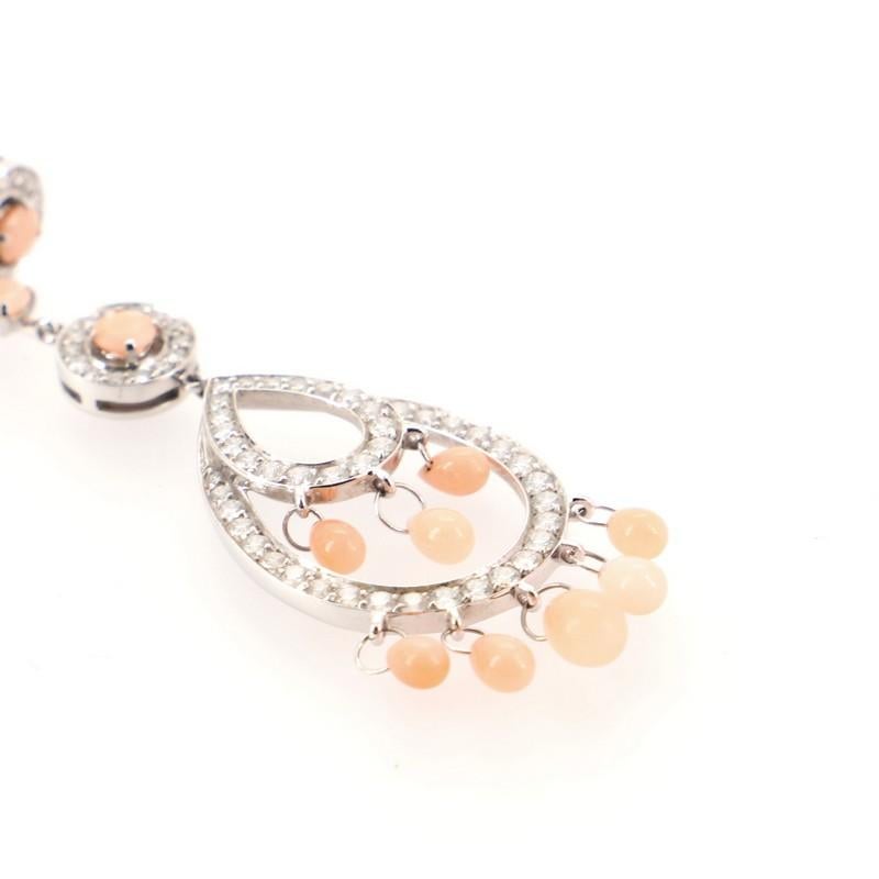 Boucheron Cinna Pampilles Chandelier Earrings 18K White Gold and Diamonds 1
