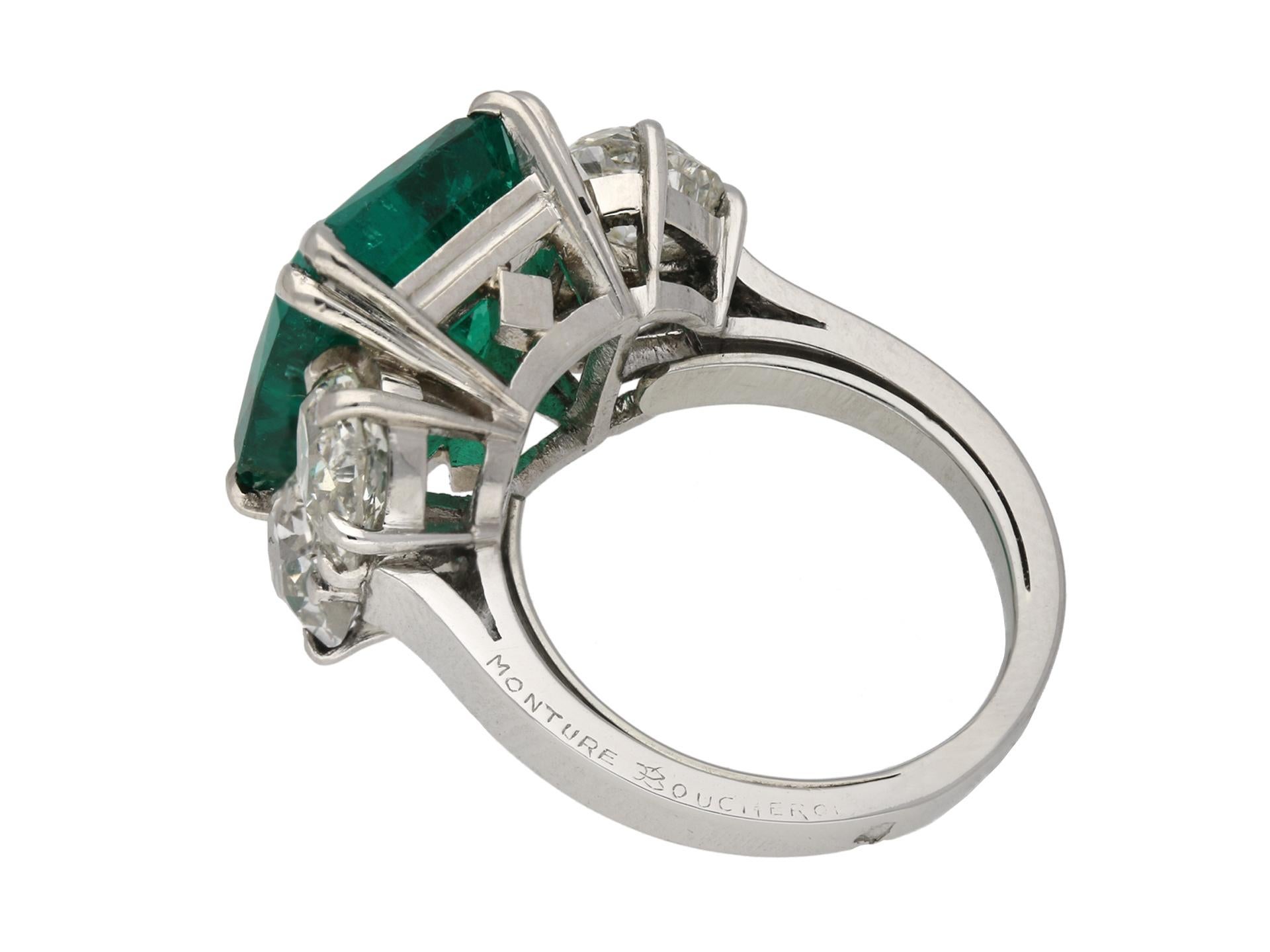 boucheron emerald ring