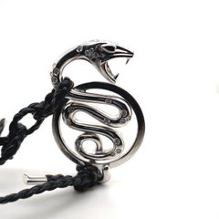 Boucheron Bracelet serpent en or blanc 18 carats avec diamants