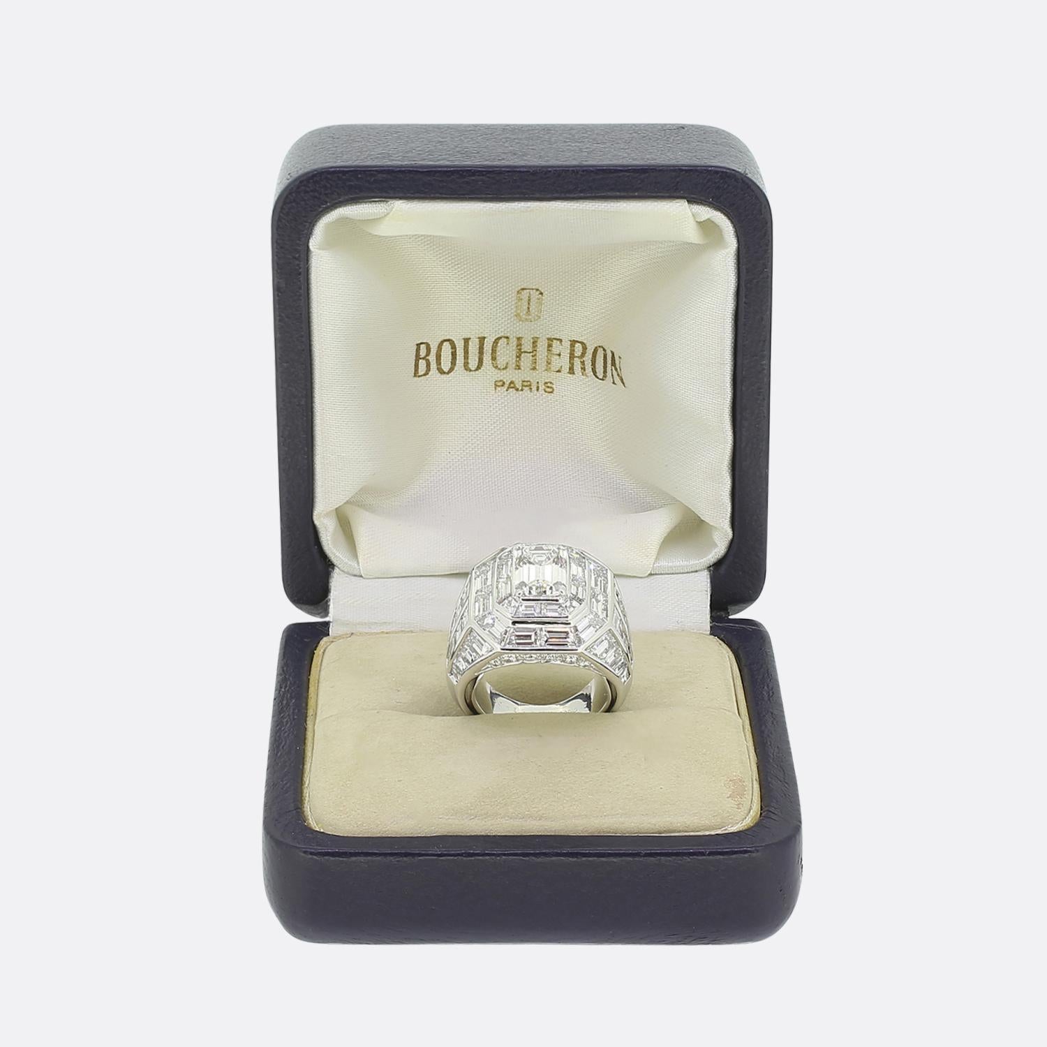 Boucheron Diamond Cocktail Ring For Sale 1