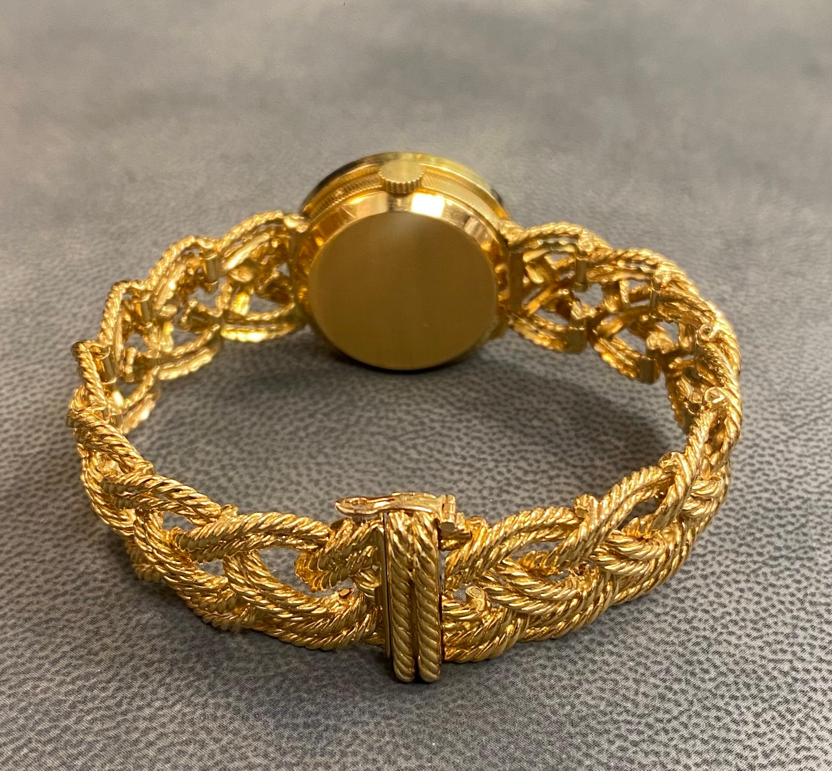 Boucheron Diamond Monogram Watch For Sale 11