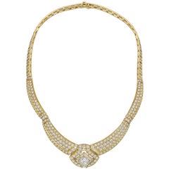 Boucheron Diamond Necklace and Earrings Set