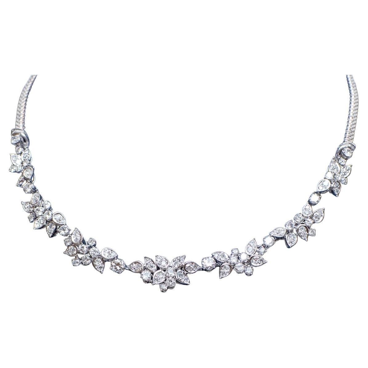 Diamant-Halskette von Boucheron im Angebot