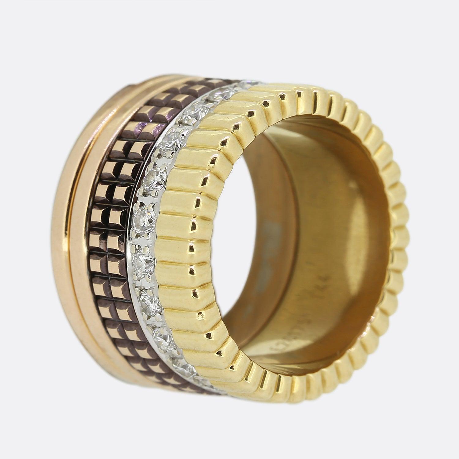 Bague Quatre Classique à diamants de Boucheron Bon état - En vente à London, GB