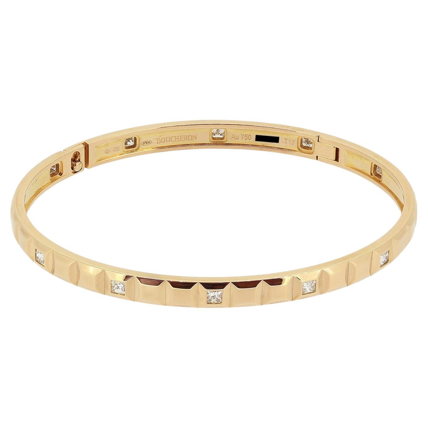 Boucheron Diamond Quatre Clou de Paris Bangle