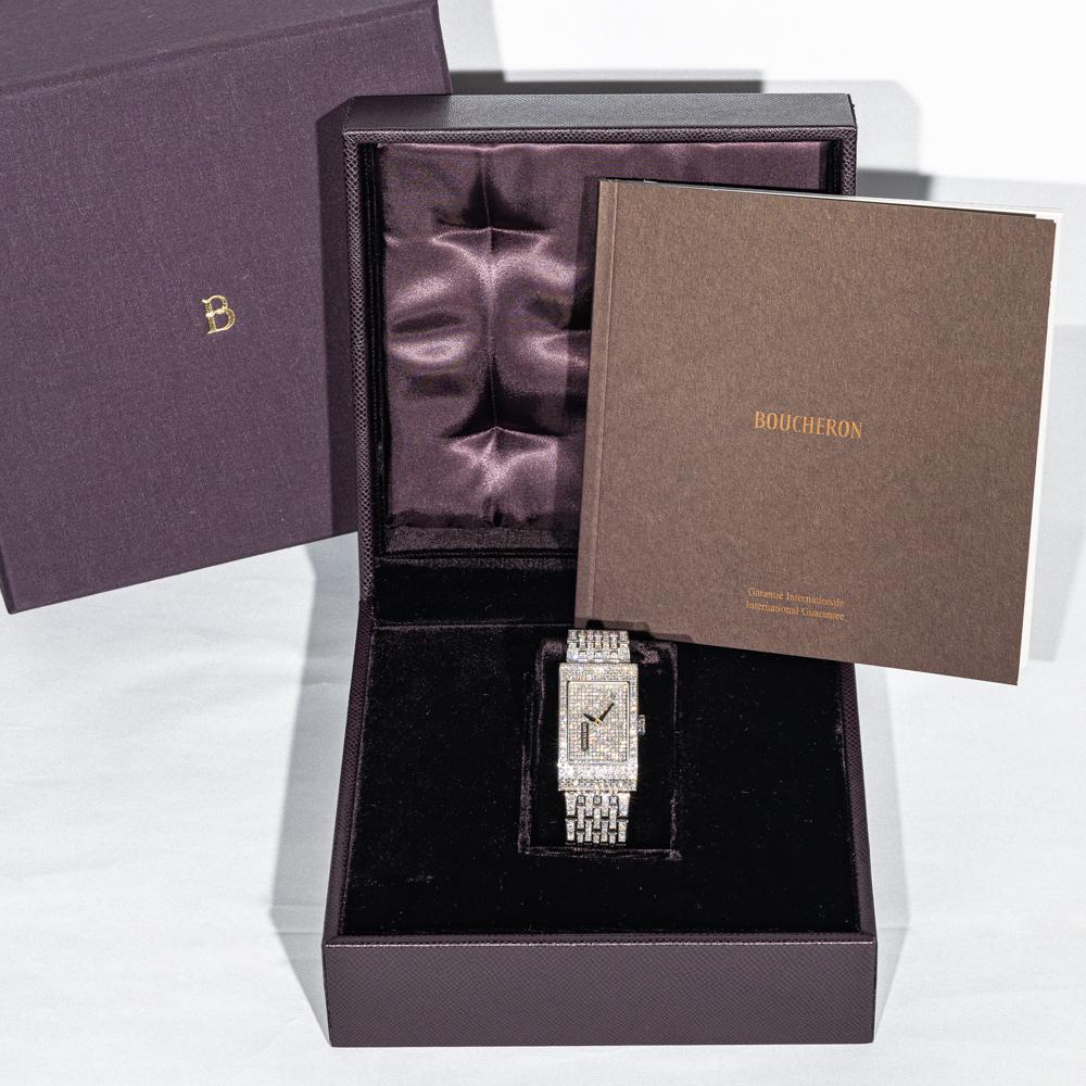 Boucheron Reflet-Uhr mit Diamanten Damen im Angebot