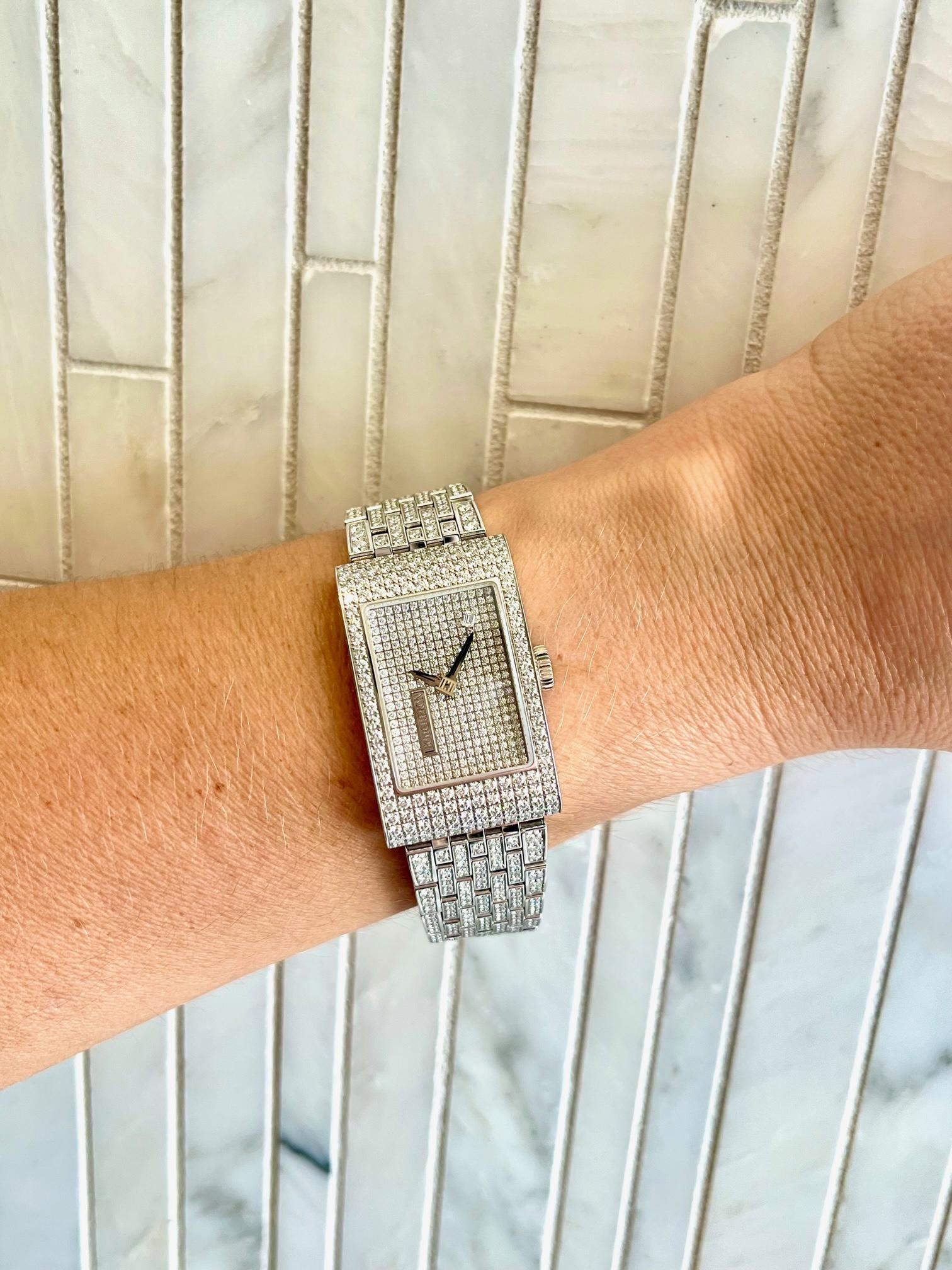 Boucheron Reflet-Uhr mit Diamanten im Angebot 1