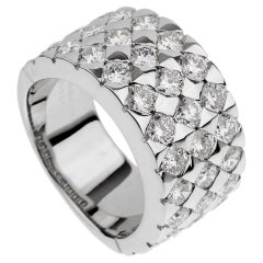 Boucheron Diamond White Gold Band Ring