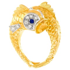 Boucheron Double Fish Ring Sixties