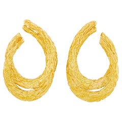 Boucheron Double Hoop Clip Earrings