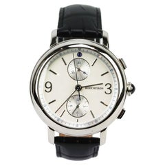 Boucheron Epure 43mm Stainless Steel And Alligator Watch