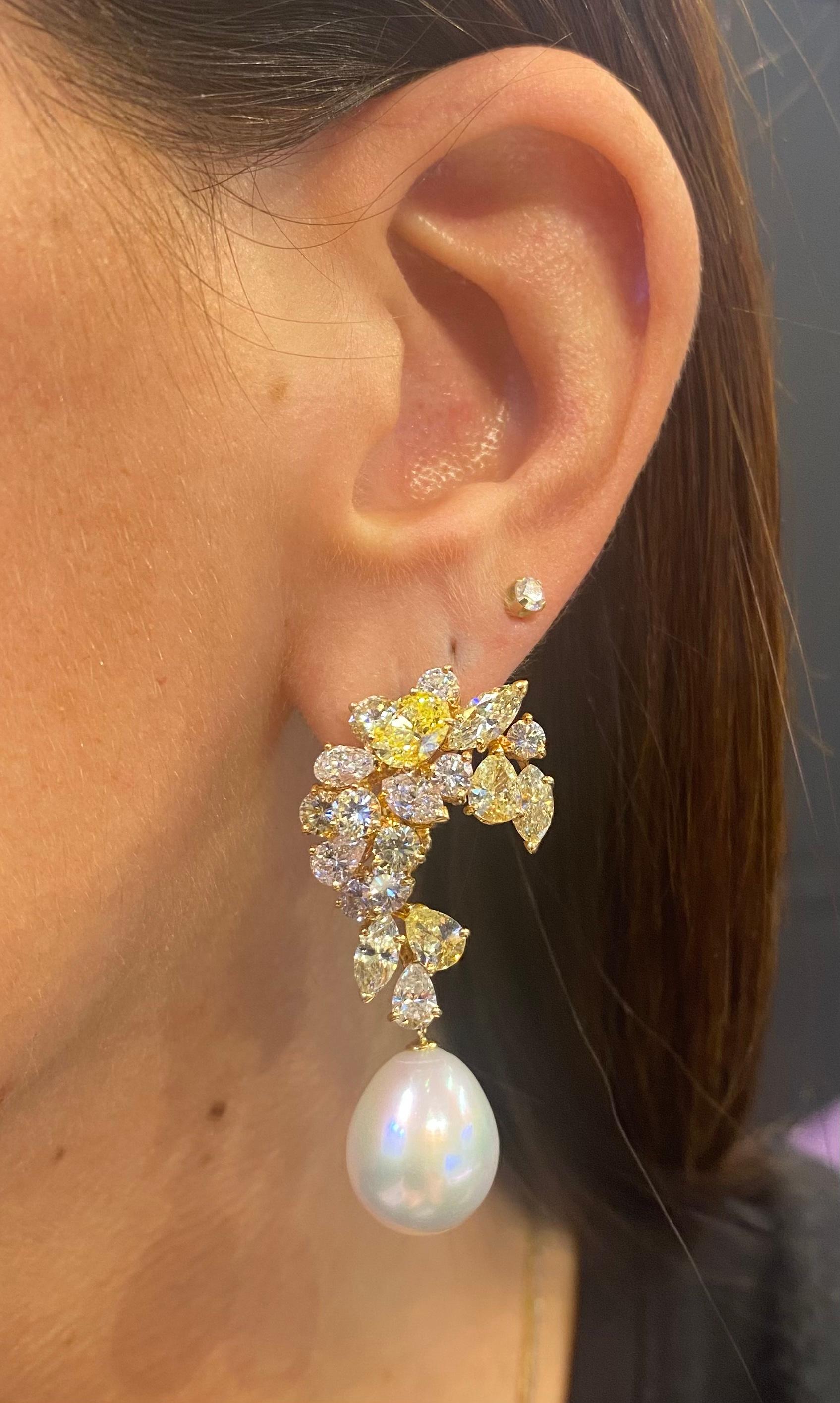 fancy pearl earrings