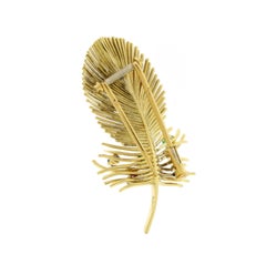 Boucheron Feather Brooch with Emeralds, Rubies, Sapphires and Diamonds