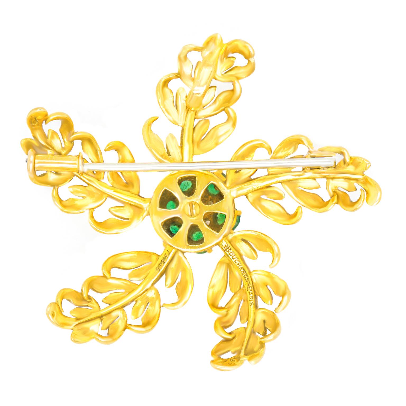 Women's or Men's Boucheron Foliate Starfish Brooch