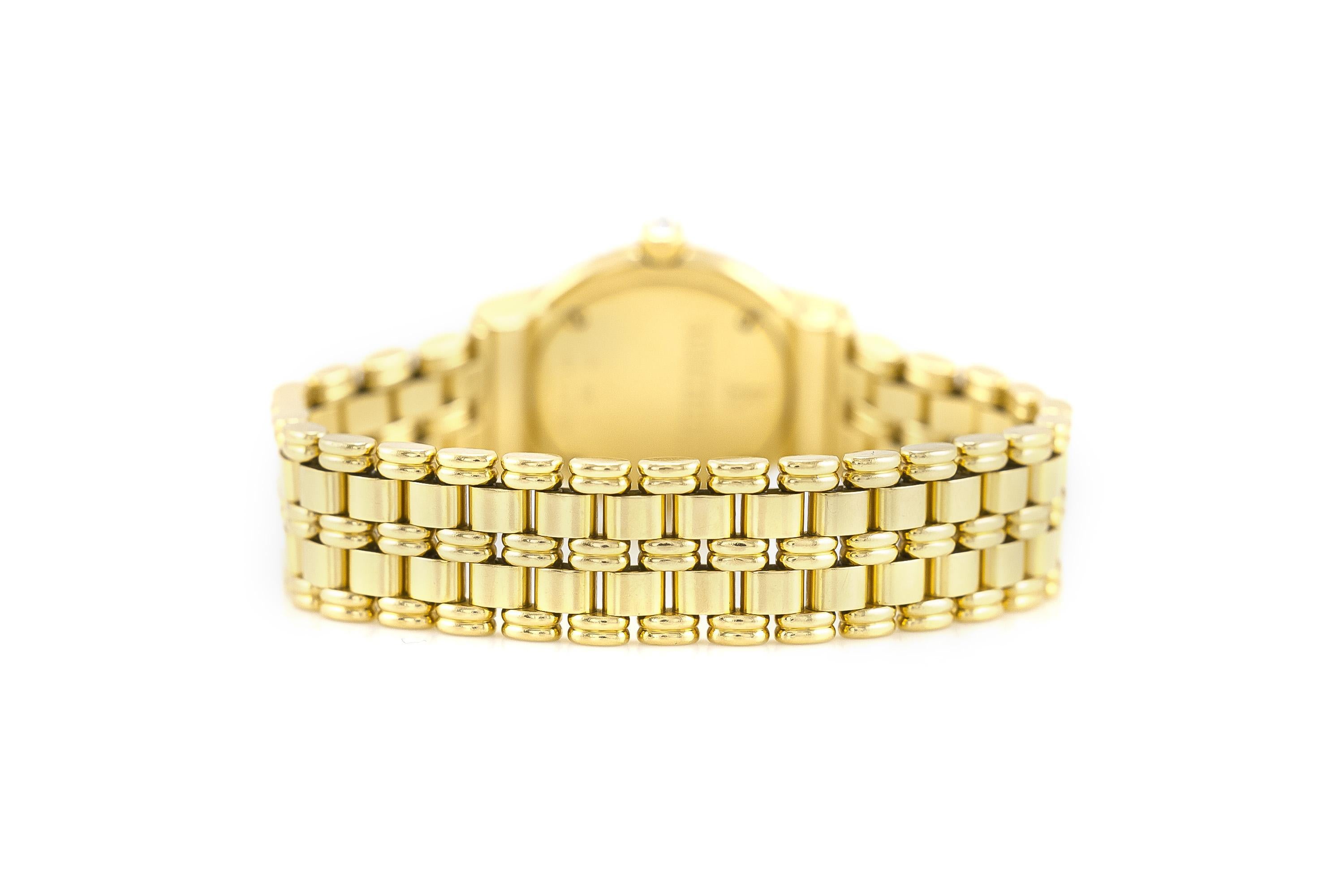 Boucheron Gold und Diamant Uhr Damen im Angebot