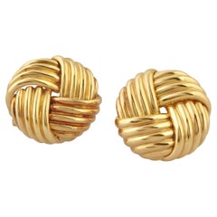 Boucheron Gold Knot Earrings