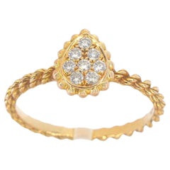 Boucheron - Anillo "Serpiente boheme" de oro con diamantes 