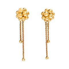 Boucheron Grains de Mure 18K Rose Gold Tassel Stud Earrings