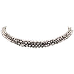 Boucheron 'Grains de Raisin' White Gold Necklace