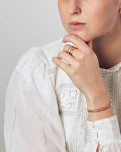 Boucheron Grograin rose gold bangle