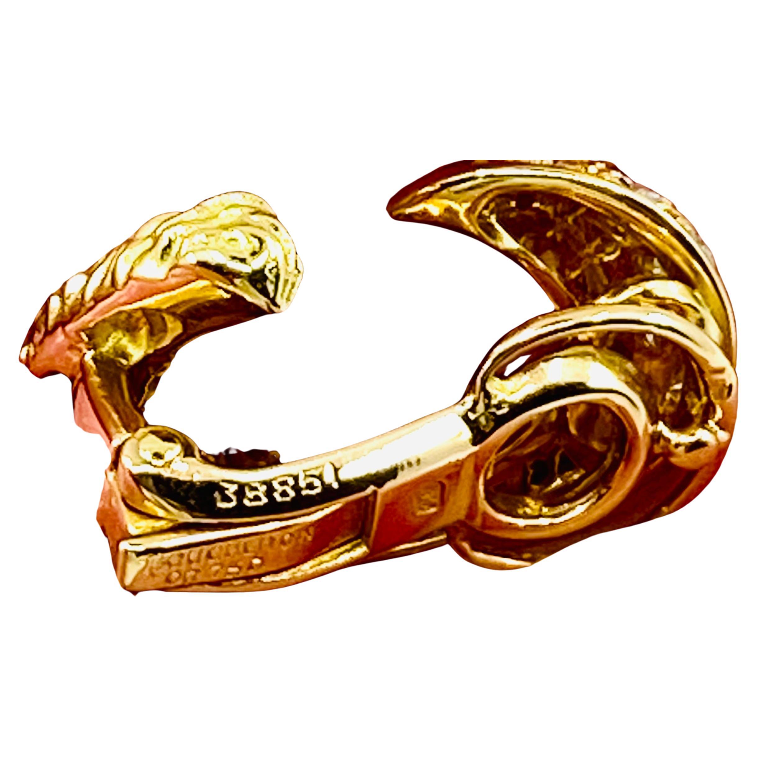 Boucheron Heart Earrings Diamond 18k Gold For Sale 4