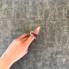 Boucheron Hopi Hummingbird Ring Pink Sapphire Diamond Tsavorite 18K Gold