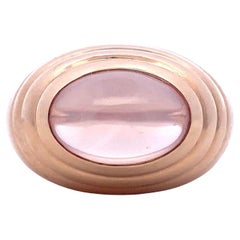 Boucheron Jaipur 18K Rose Gold Rose Quartz Ring