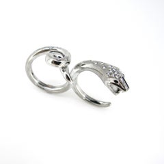 Boucheron Kaa Double Trouble Snake Diamond White Gold Ring