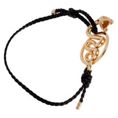 Boucheron Kaa Yellow Gold Snake Leather Bracelet