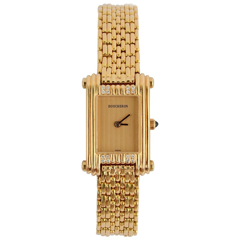 Boucheron Watches - 21 For Sale at 1stDibs | boucheron diamond watch, ساعات  بوشرون نسائية, ساعات بوشرون رجالي