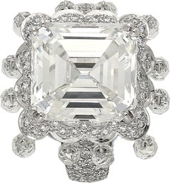 Boucheron "Laperouse" 8.03 Carat Emerald Cut G VS1 GIA Certified Diamond Ring