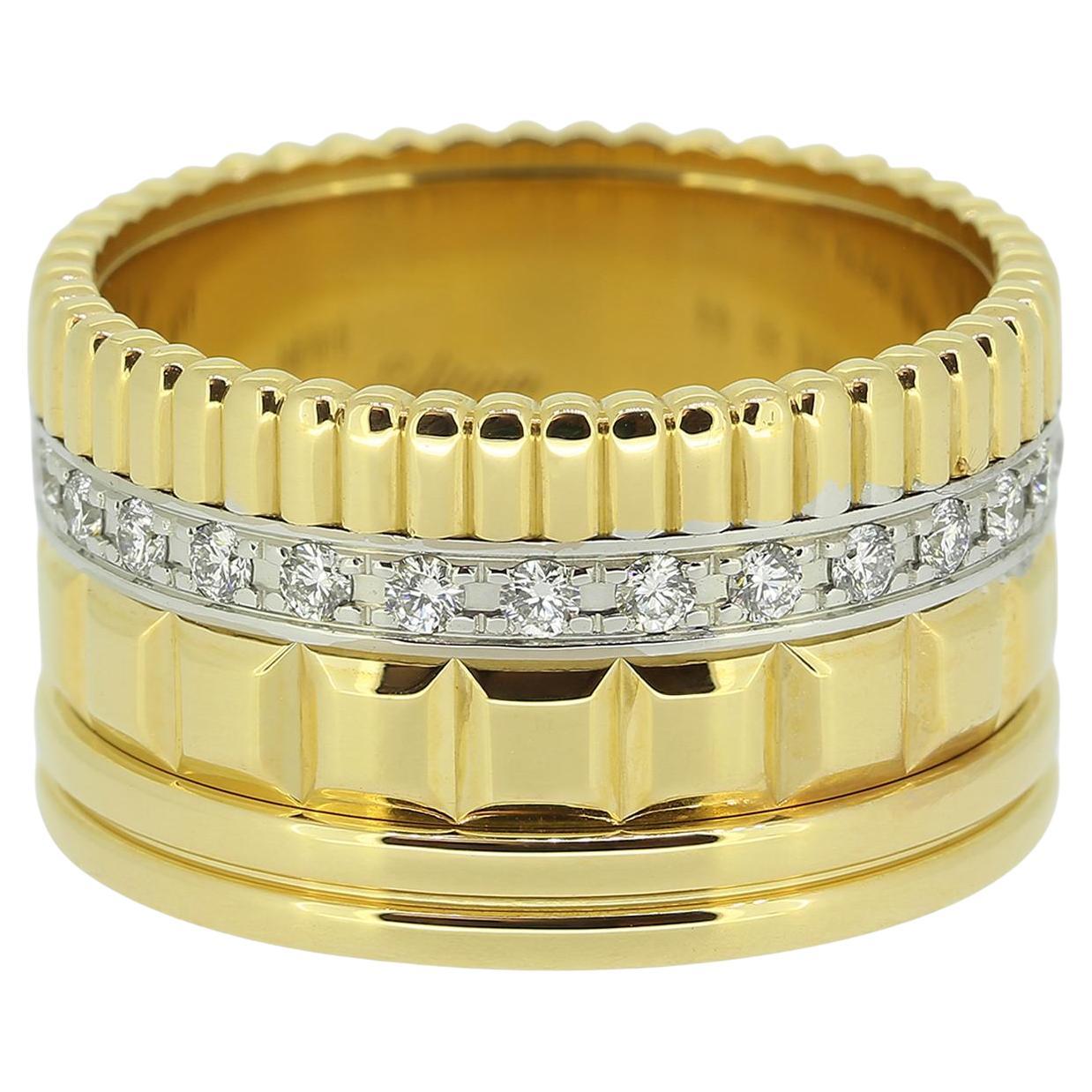 Boucheron Large Quatre Radiant Diamond Ring Size Q 1/2 (59)