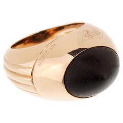 Boucheron Limited Edition Rose Gold Wood Ring