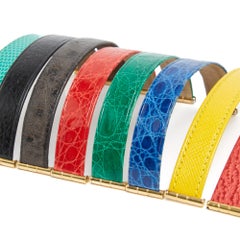Boucheron Montre Reflet Small 8 Bracelets Watch Small 8 Colorful Leather Straps