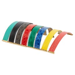 Boucheron Montre Reflet Small 8 Bracelets Watch Small 8 Colorful Leather Straps