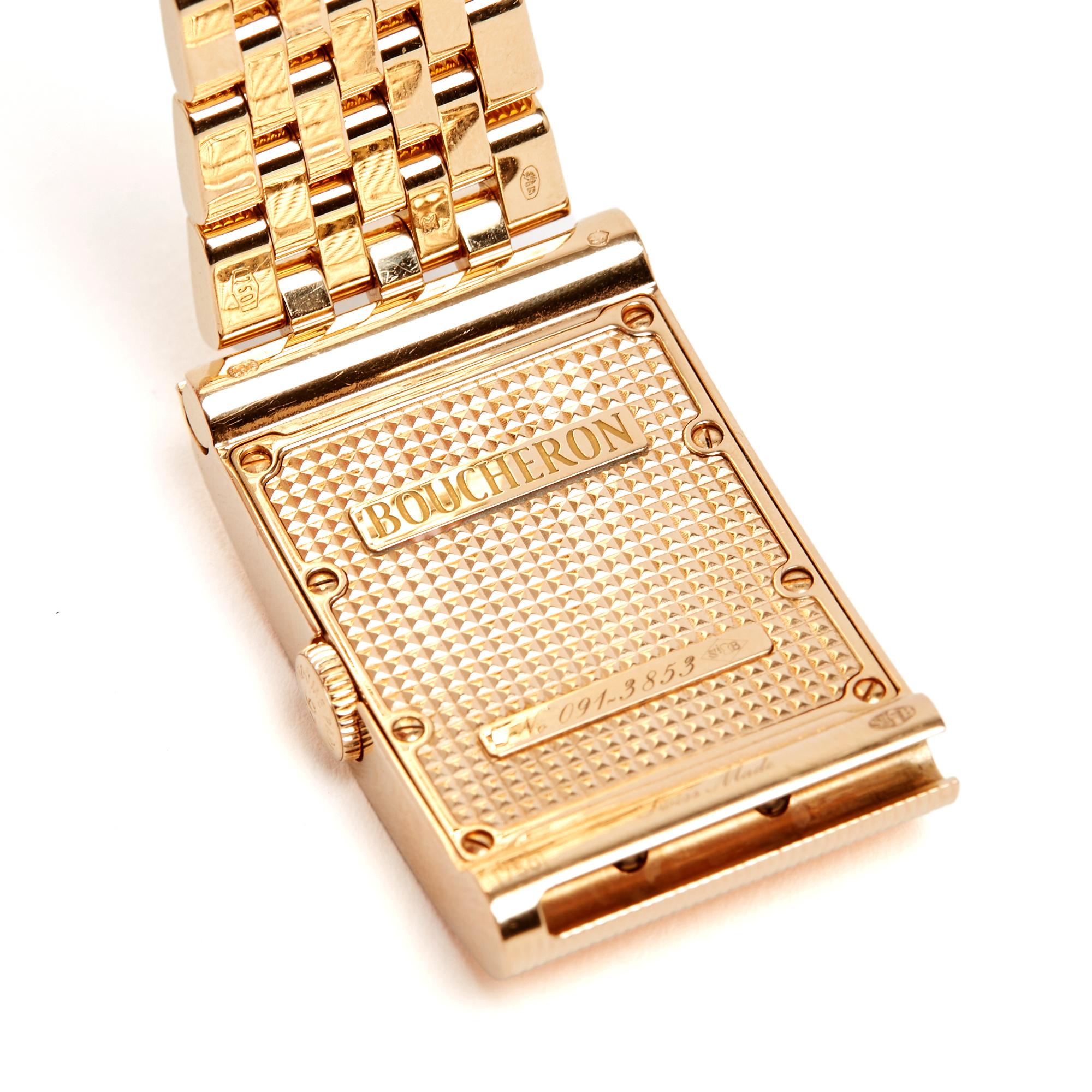 Montre Grand Modèle Grand Modèle à quartz Diamants Boucheron Unisexe en vente