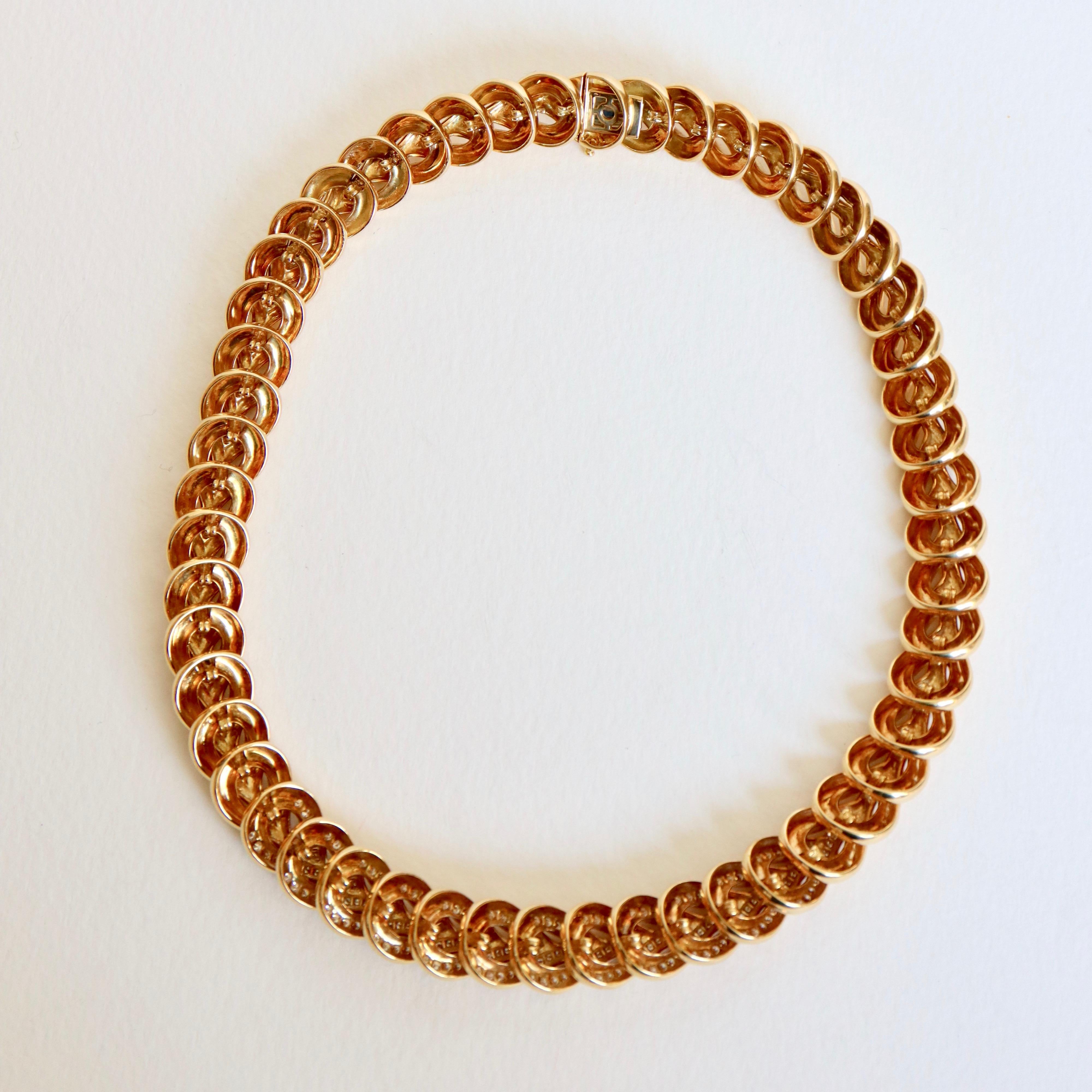 Boucheron Necklace in 18 Carat Yellow Gold and Diamonds 1