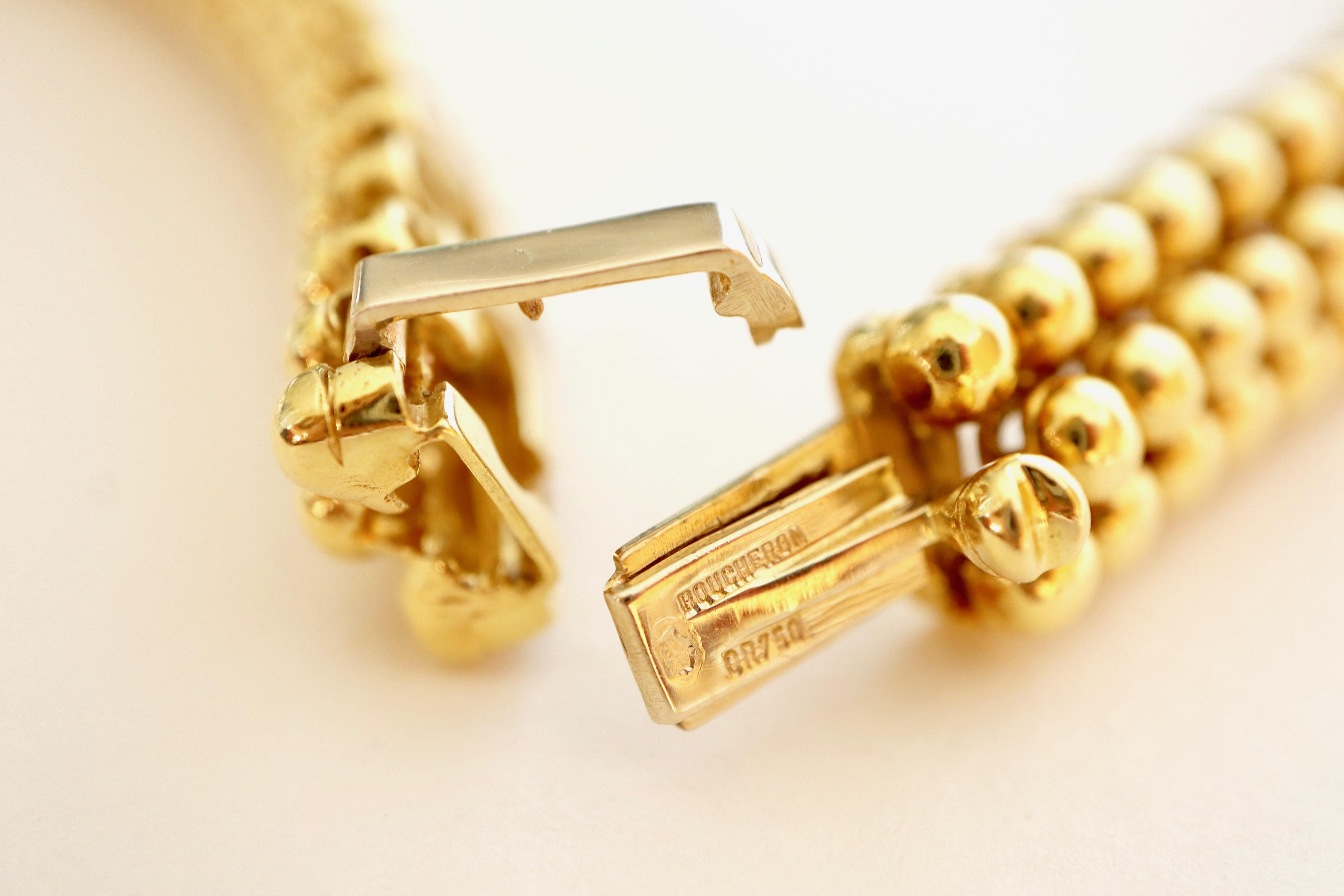 Women's Boucheron Necklace in 18 Carat Yellow Gold