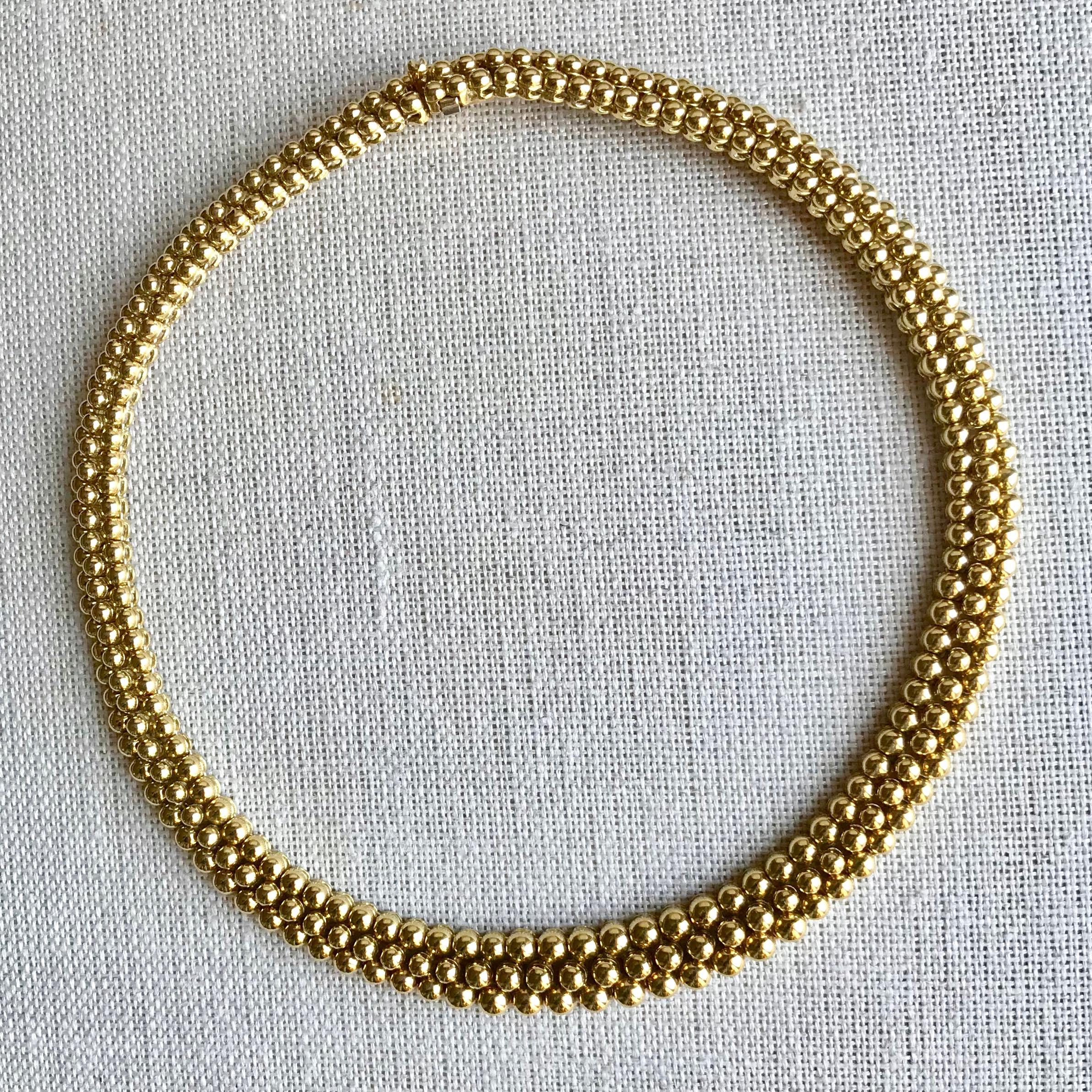 Boucheron Necklace in 18 Carat Yellow Gold For Sale 2