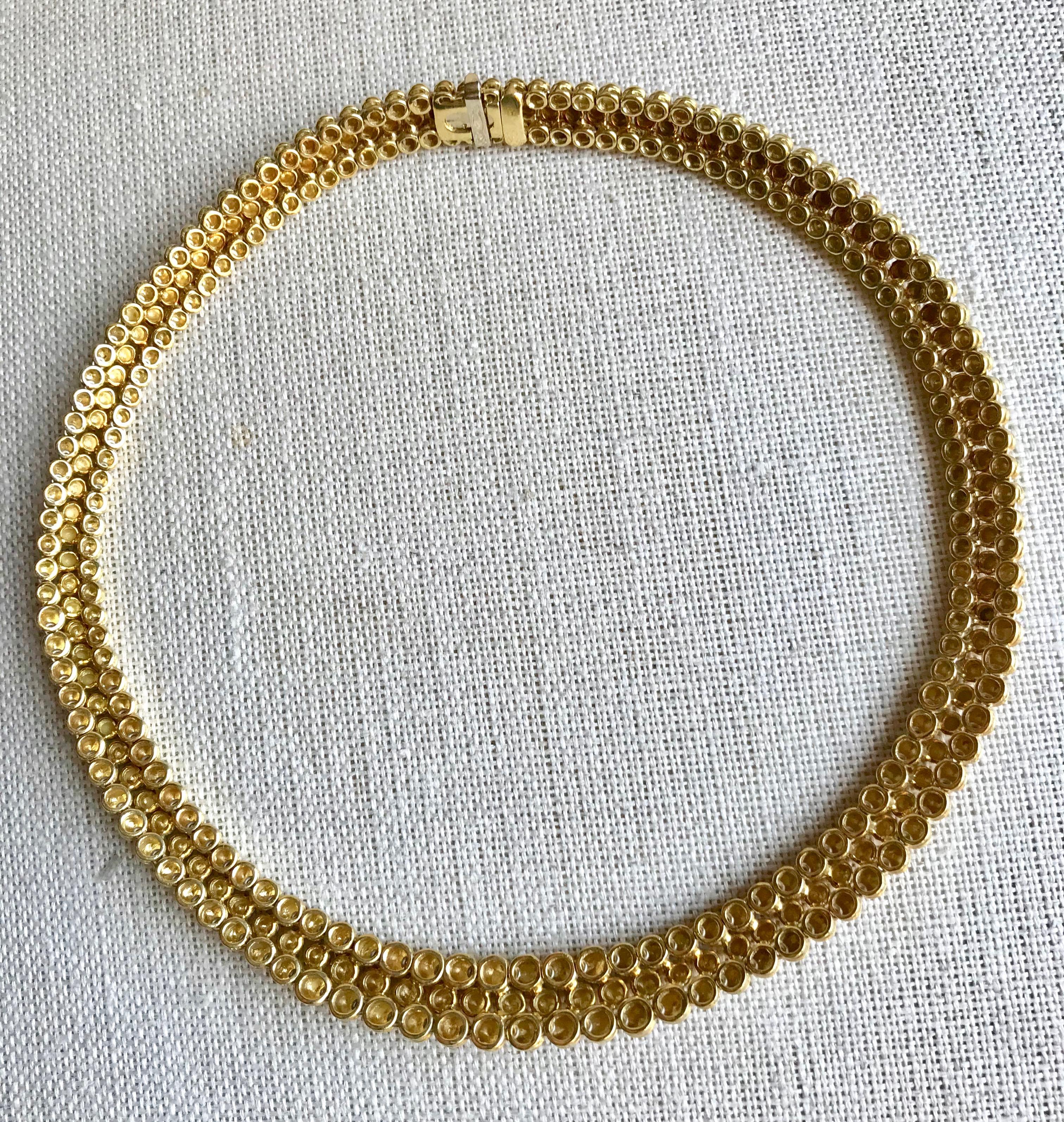 Boucheron Necklace in 18 Carat Yellow Gold For Sale 3