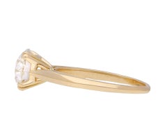Boucheron 2.04 carat diamond engagement ring, French, circa 1960.