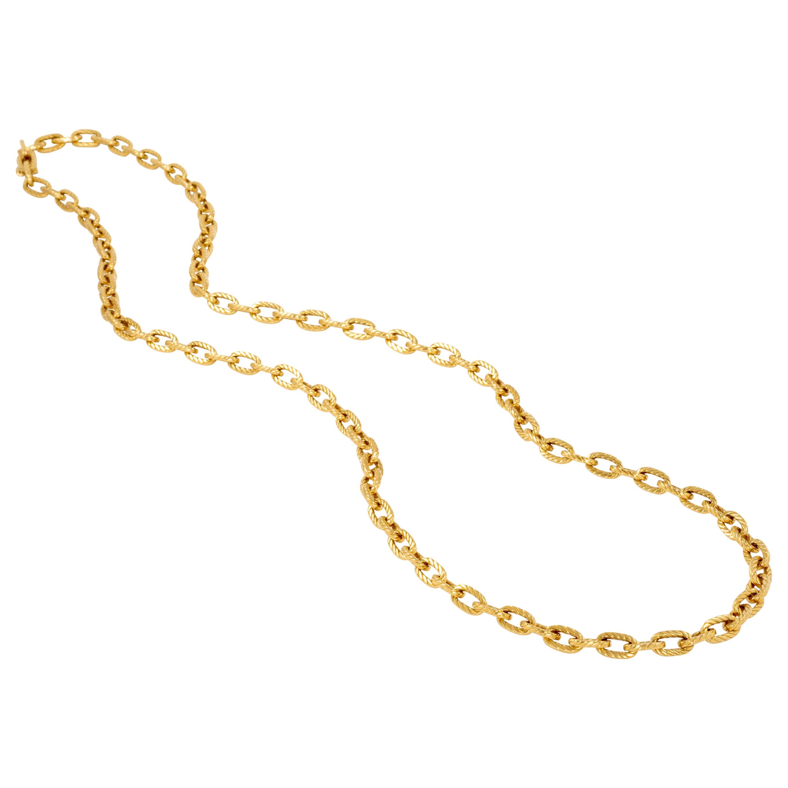 Boucheron, Paris 18K Gold Chain, Ca 1970